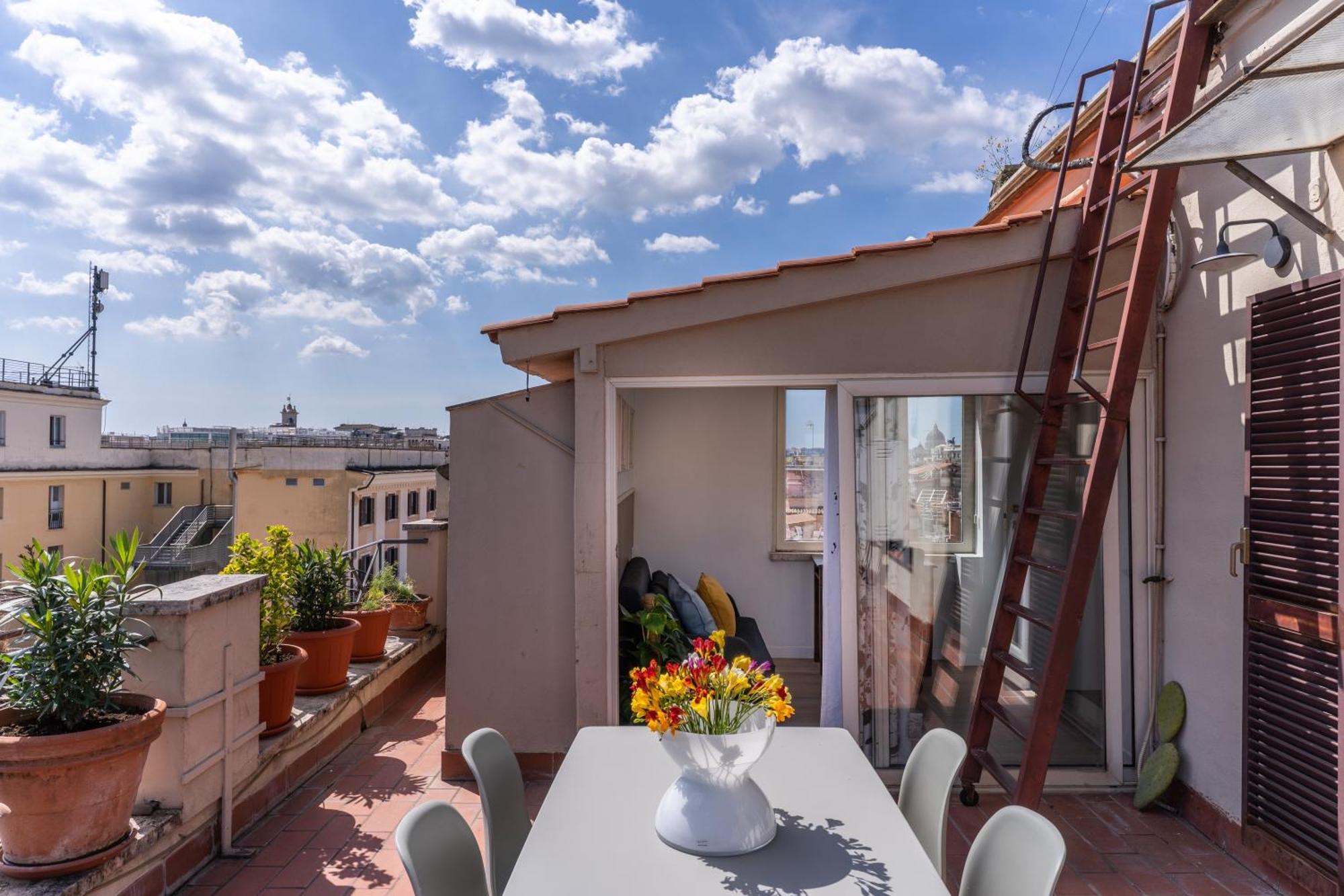 Apartment Attic With Terrace Spanish Steps Exclusive *